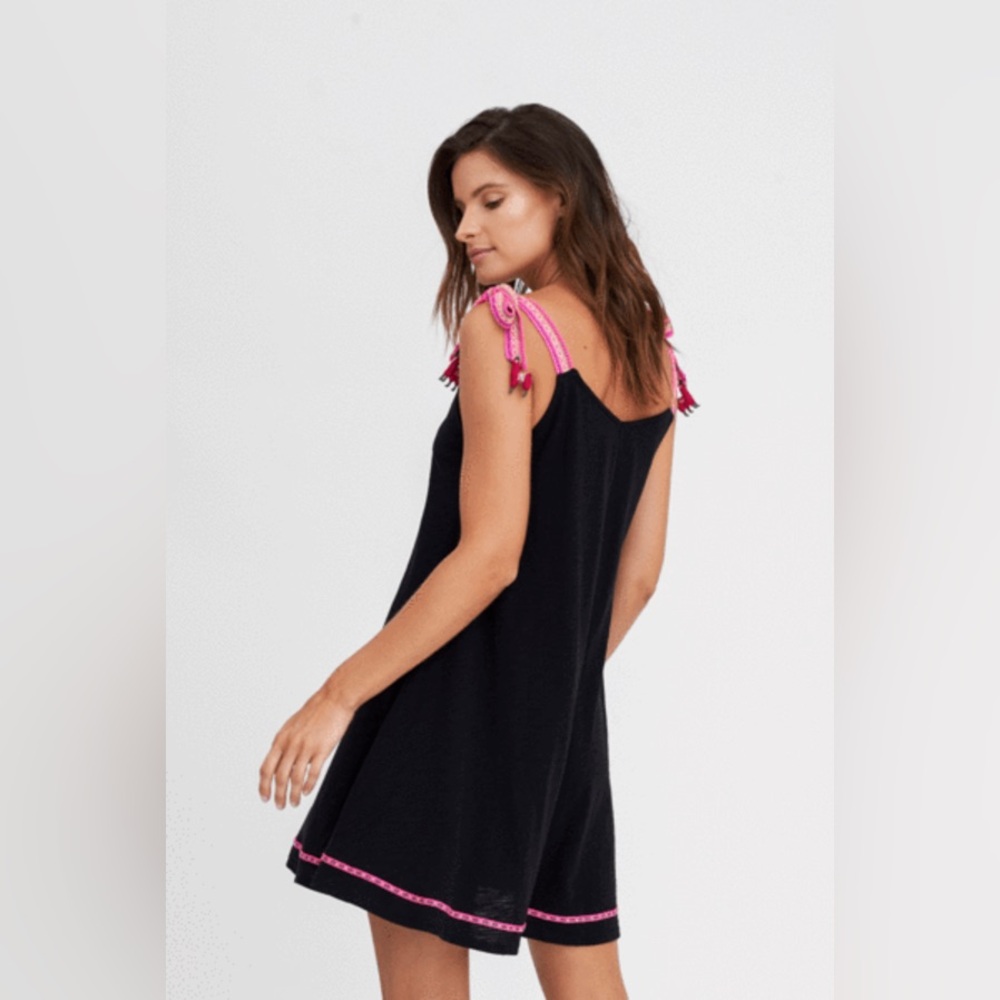 Pitusa Black Dress with Pink Accents - Picture 7 of 14